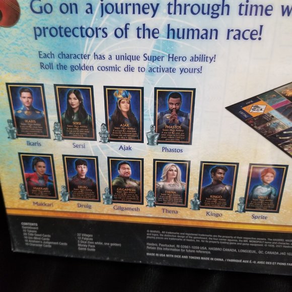 Marvel Eternals Monopoly - Picture 3 of 5